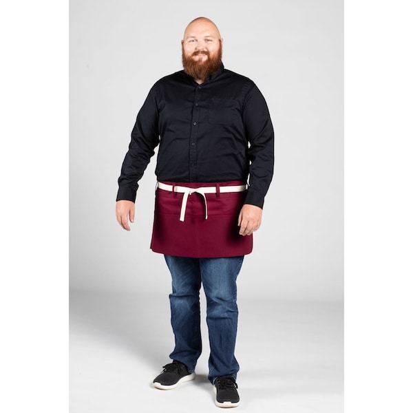 Uncommon Threads Beltway Waist Burgundy W/Natural Webbing 3103-03W4 - main